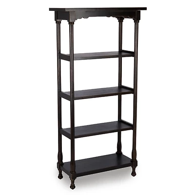 Espresso Wood Dain Bookcase