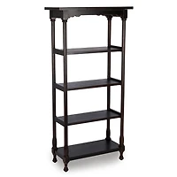 Espresso Wood Dain Bookcase