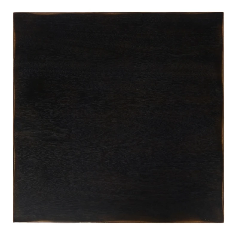 Espresso Wood Square Dain End Table