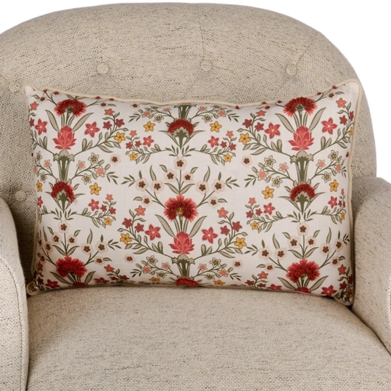 Catherine Floral Lumbar Pillow