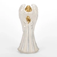 Silver Praying Angel Figurine