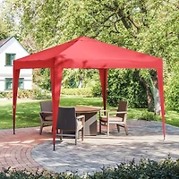 Red Canopy Pop Up Gazebo
