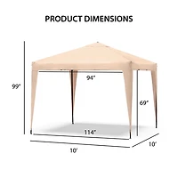 Red Canopy Pop Up Gazebo