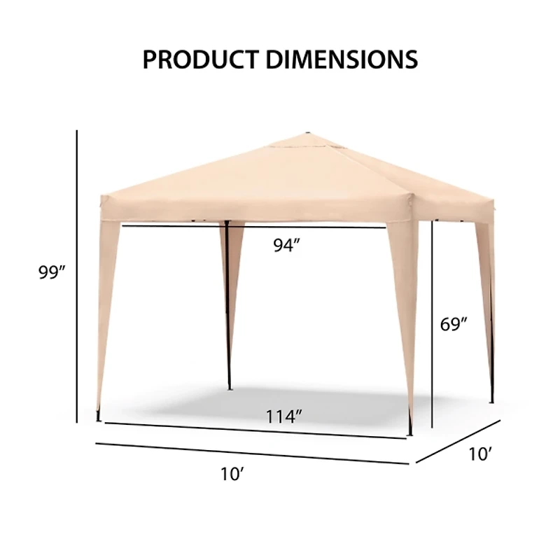White Canopy Pop Up Gazebo