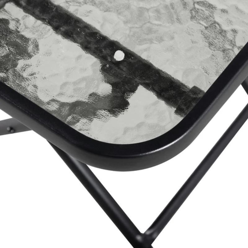 Beige Upholstered 3-pc. Outdoor Conversation Set