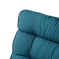 Teal Upholstered 3-pc. Outdoor Conversation Set