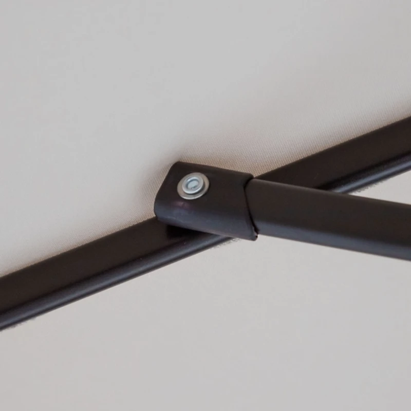 Beige 6-pc. Outdoor Patio Set with Umbrella