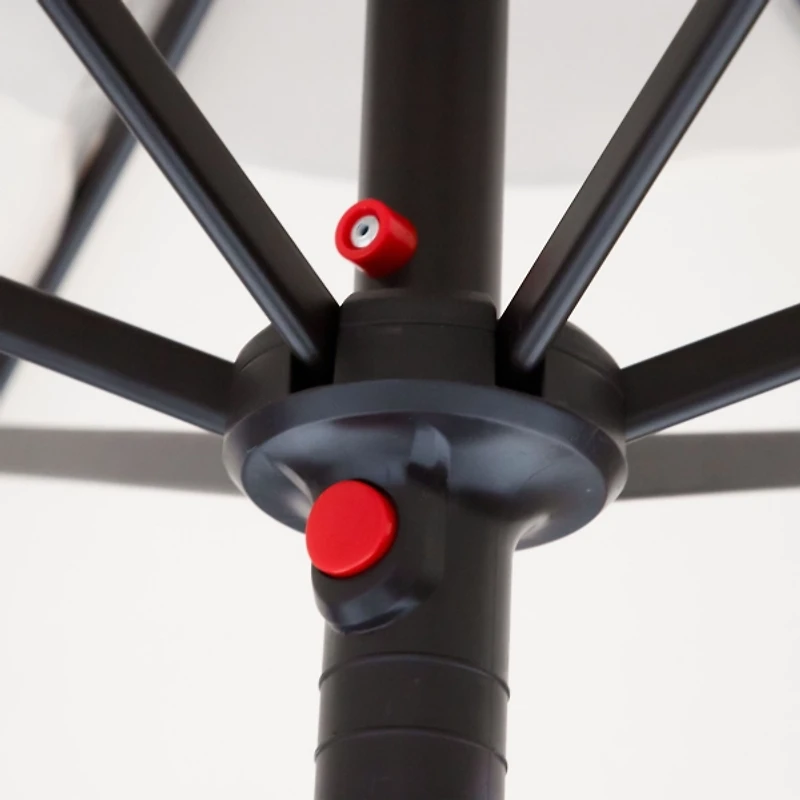 Beige 6-pc. Outdoor Patio Set with Umbrella