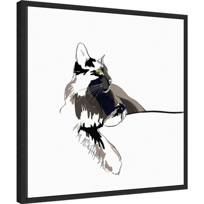 Asher I Framed Canvas Art Print