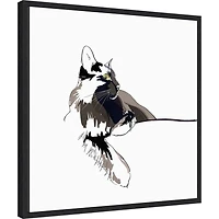 Asher I Framed Canvas Art Print