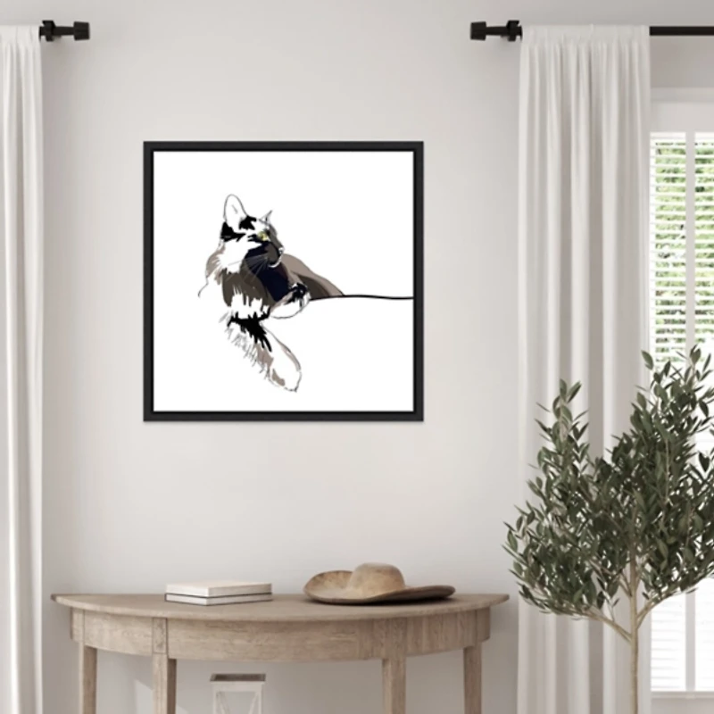 Asher I Framed Canvas Art Print