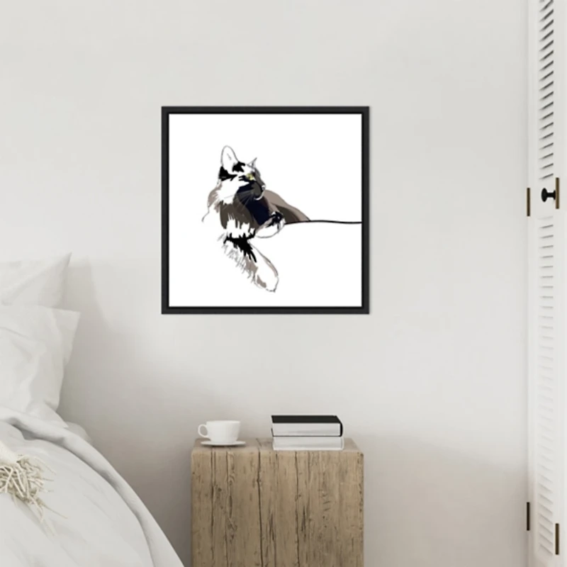 Asher I Framed Canvas Art Print