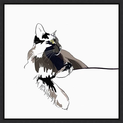 Asher I Framed Canvas Art Print