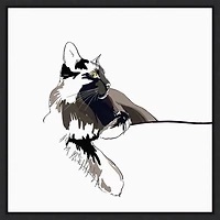 Asher I Framed Canvas Art Print