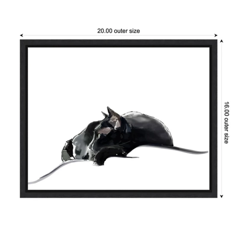 Asher III Framed Canvas Art Print