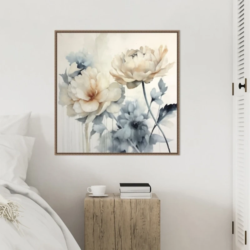 Blooms of Inspiration II Canvas Art Print, 30x30