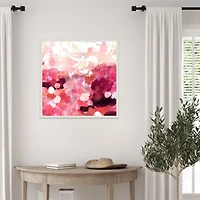 Pink Balloons Framed Canvas Art Print