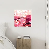 Pink Balloons Framed Canvas Art Print