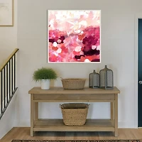 Pink Balloons Framed Canvas Art Print, 30x30