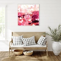 Pink Balloons Framed Canvas Art Print, 30x30