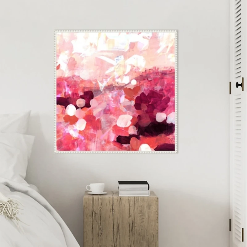 Pink Balloons Framed Canvas Art Print, 30x30