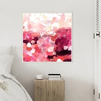 Pink Balloons Framed Canvas Art Print, 30x30