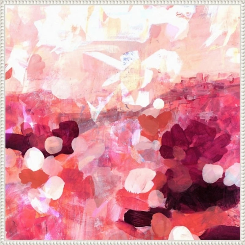 Pink Balloons Framed Canvas Art Print, 30x30