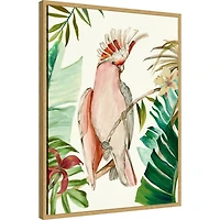 Tropical Bird I Framed Canvas Art Print
