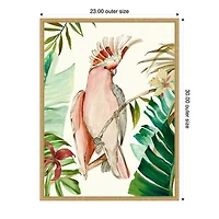 Tropical Bird I Framed Canvas Art Print