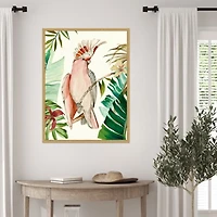 Tropical Bird I Framed Canvas Art Print
