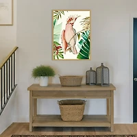 Tropical Bird I Framed Canvas Art Print