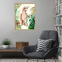 Tropical Bird I Framed Canvas Art Print