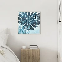 Water Palms I Framed Canvas Art Print