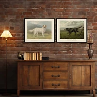 Gordon Setter Bookplate Framed Art Print