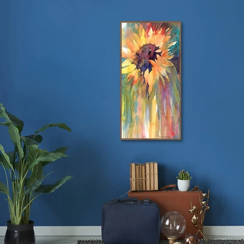 Rays of Sun Framed Canvas Art Print