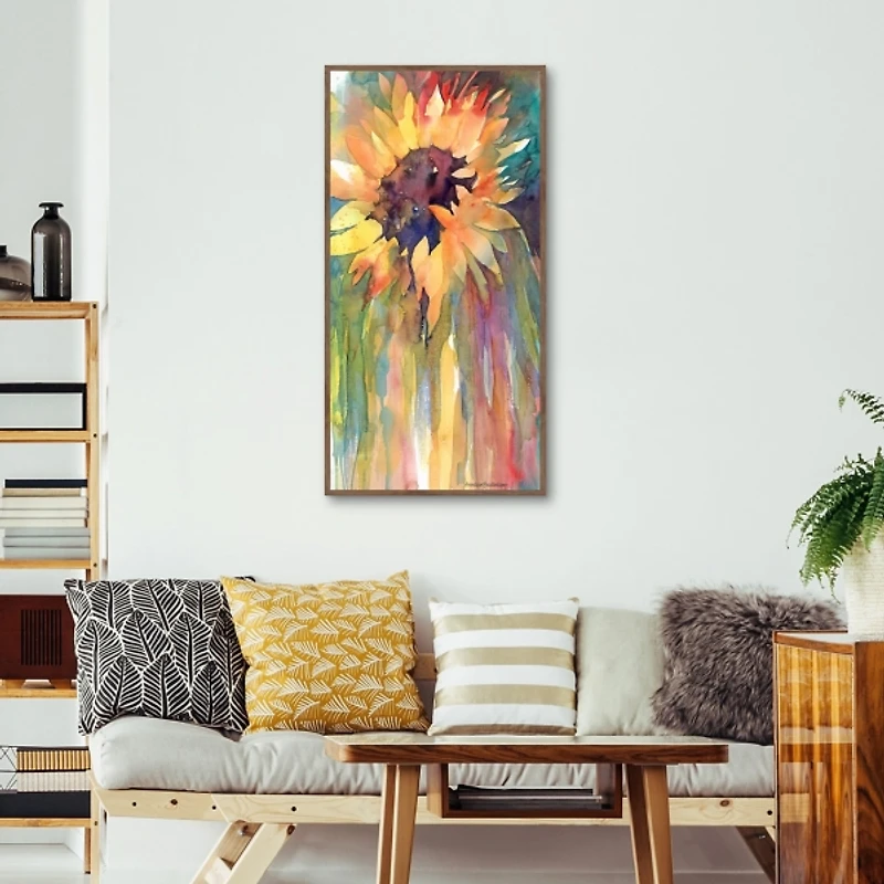 Rays of Sun Framed Canvas Art Print