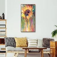 Rays of Sun Framed Canvas Art Print