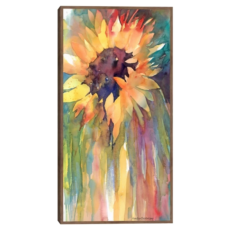 Rays of Sun Framed Canvas Art Print