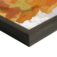 Orange Pandora Framed Canvas Art Print