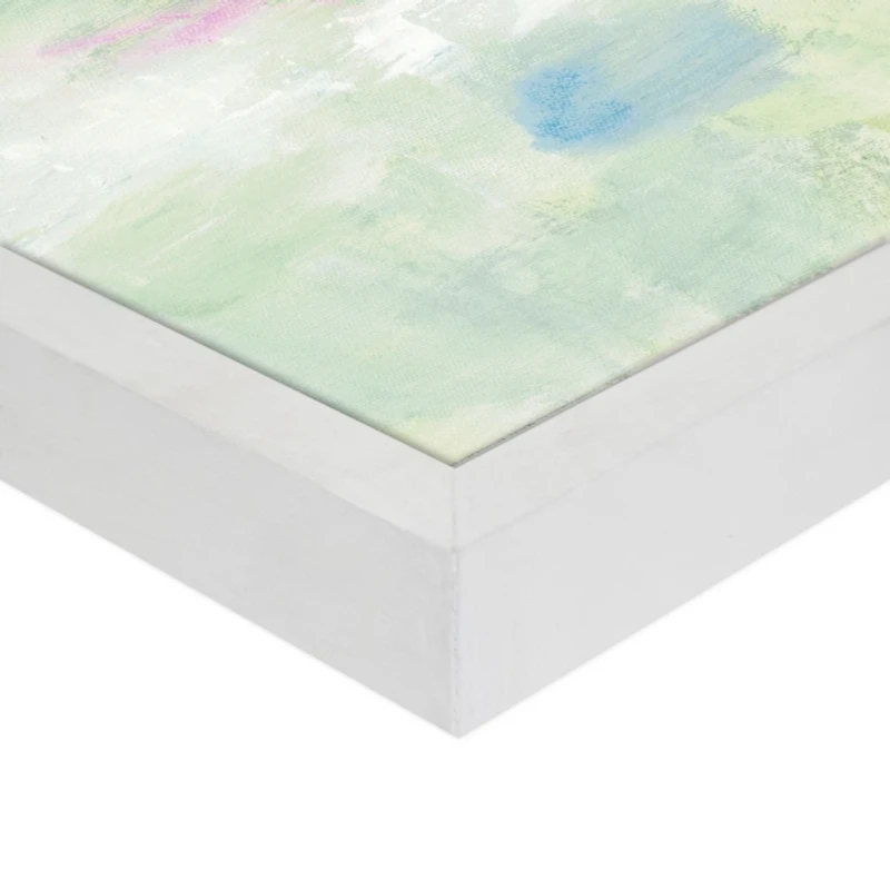 Abstract Reflections Framed Canvas Art Print