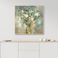 Soho Bouquet Framed Canvas Art Print