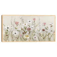 Blooming Around Framed Canvas Art Print, 49x25