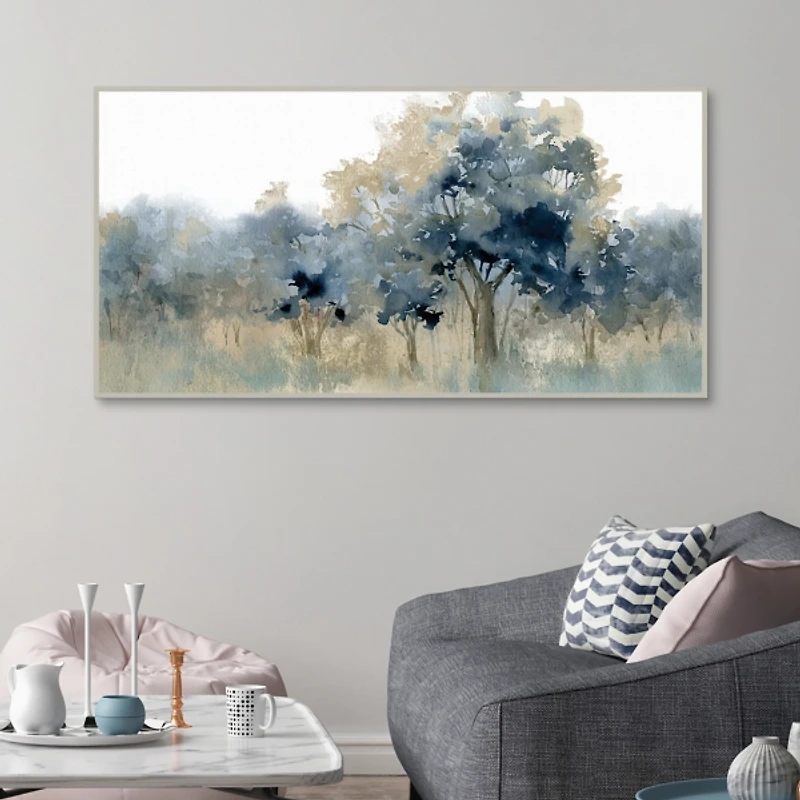 Water's Edge Panel Framed Canvas Art Print