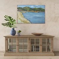 Inlet Beach Framed Canvas Art Print