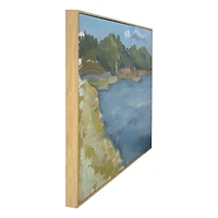 Inlet Beach Framed Canvas Art Print