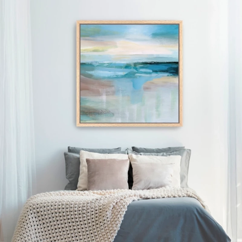Coastal Dream Framed Canvas Art Print
