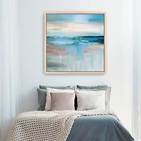 Coastal Dream Framed Canvas Art Print