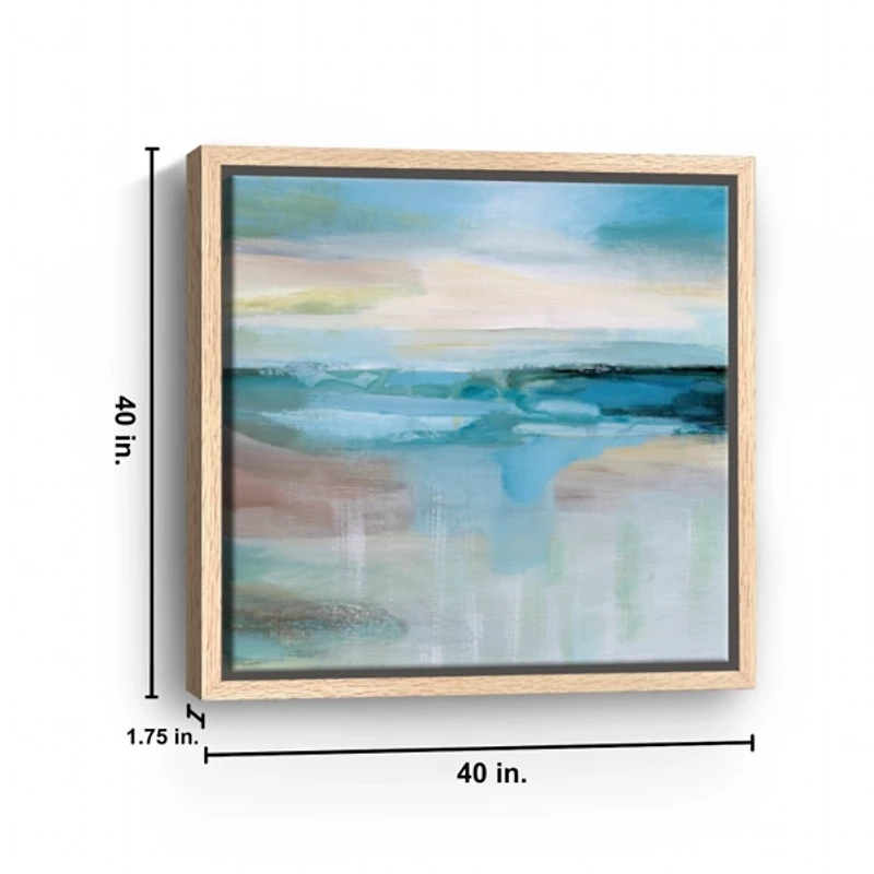 Coastal Dream Framed Canvas Art Print