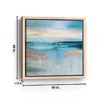 Coastal Dream Framed Canvas Art Print