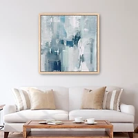 Spring Mountains Framed Canvas Art Print